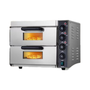Double deck pizza oven