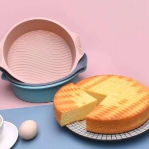 Round silicone cake mold