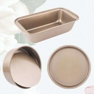 Rose gold loaf pan set