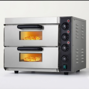 Double deck pizza oven